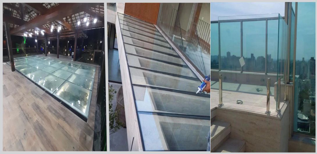 Serviços variados da Atual Glass Vidraçaria